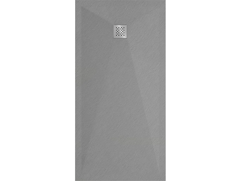 Mexen Stone+ plato de ducha rectangular de material compuesto 200 x 90 cm, gris-hormigón - 44619020