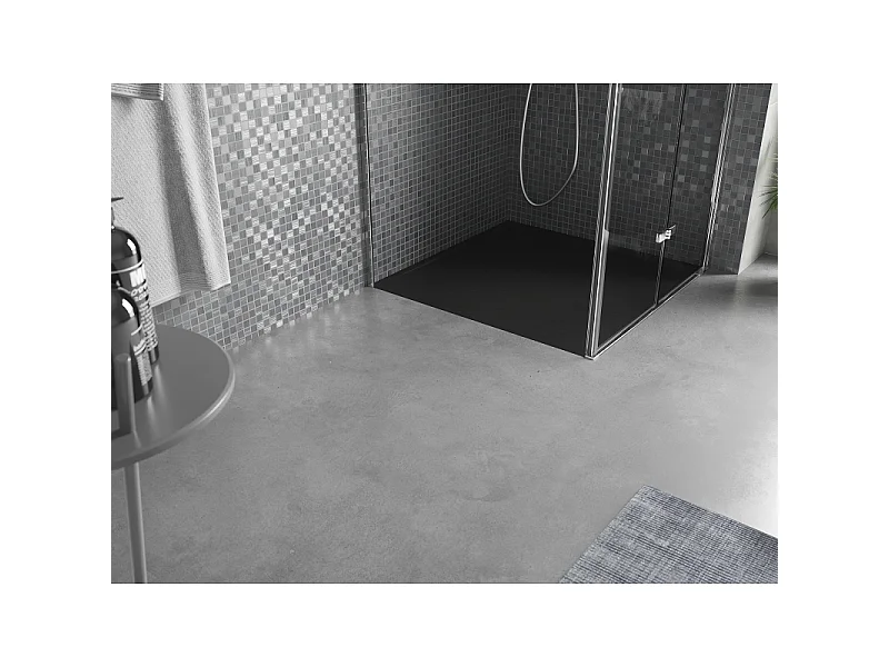 Mexen Amon vierkante douchebak SMC 80 x 80 cm, zwart - 4F708080
