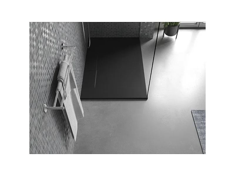 Mexen Egon rechteckige Duschwanne SMC 120 x 80 cm, schwarz - 4R708012