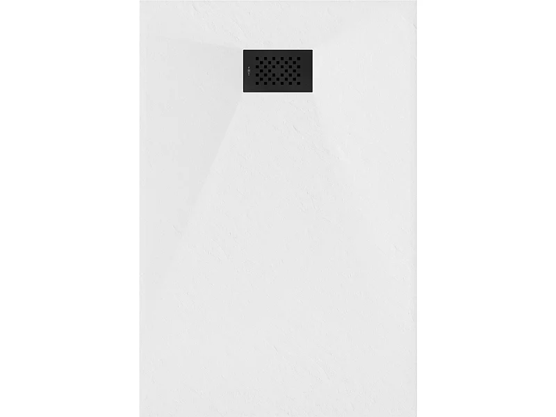 Mexen Hugo receveur de douche rectangulaire SMC 120 x 80 cm, blanc, cache noir - 42108012-B