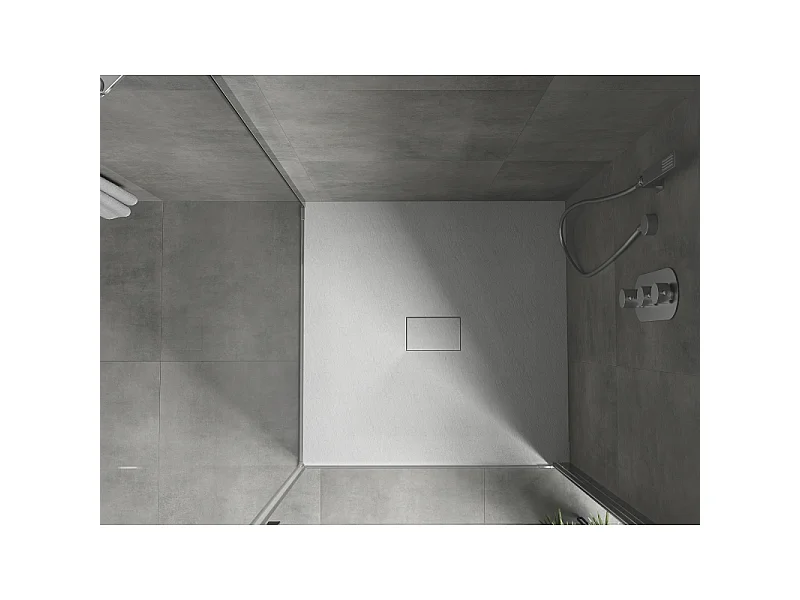 Mexen Hugo piatto doccia quadrato SMC 100 x 100 cm, bianco - 42101010