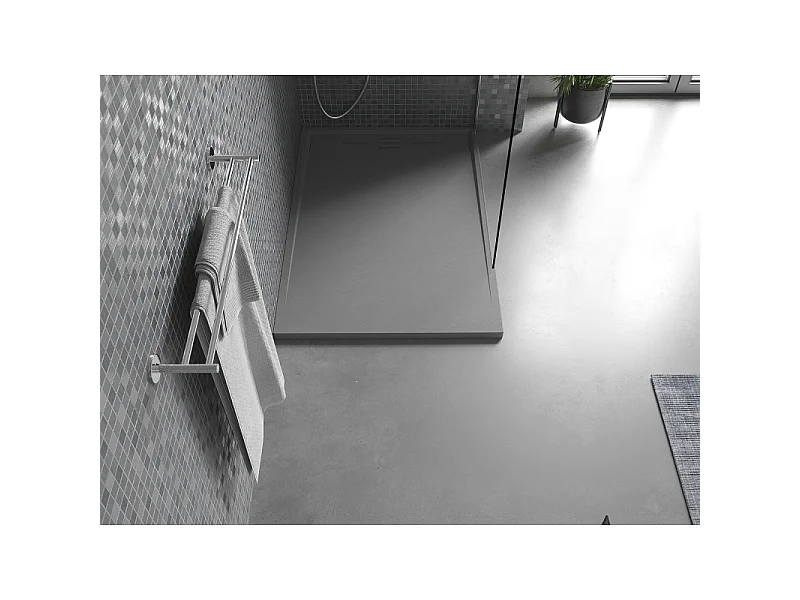 Mexen Amon rechthoekige douchebak SMC 120 x 90 cm, grijs - 4F619012