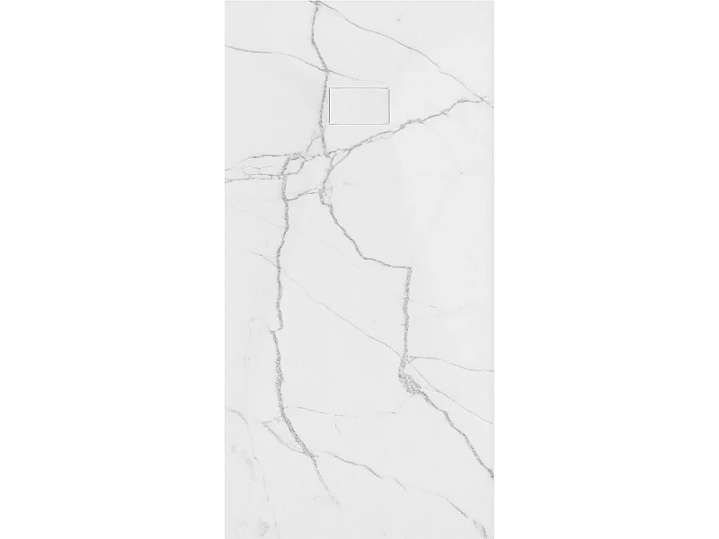 Mexen Hugo base de duche retangular SMC 170 x 80 cm, pedra branca - 42158017