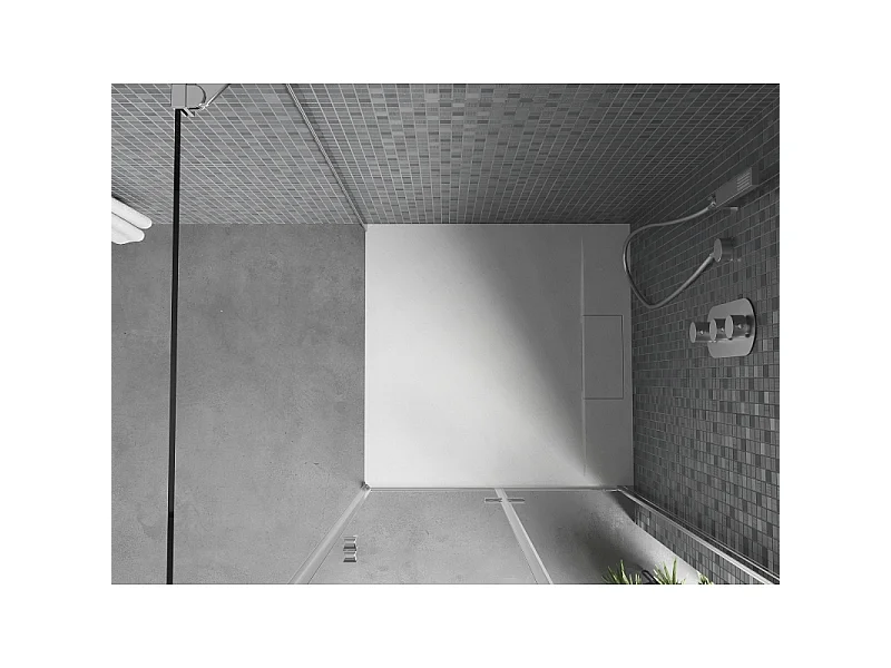 Mexen Otto quadratische Duschwanne SMC 80 x 80 cm, weiß - 4N108080