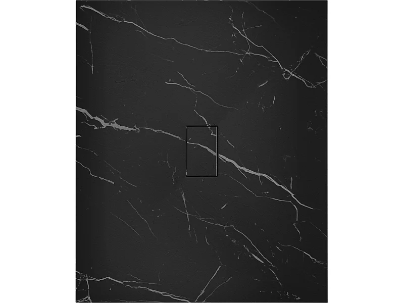 Mexen Hugo receveur de douche rectangulaire SMC 120 x 100 cm, pierre noire - 42751012
