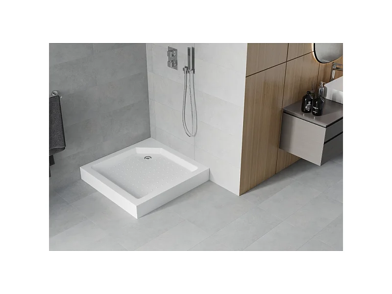Mexen Rio brodzik kwadratowy 90 x 90 cm, biały - 45109090