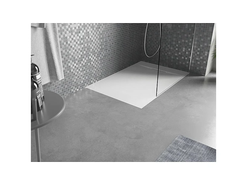 Mexen Otto rechthoekige douchebak SMC 80 x 70 cm, wit - 4N107080