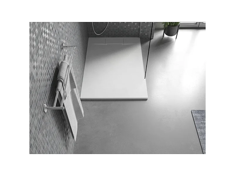 Mexen Otto rechthoekige douchebak SMC 80 x 70 cm, wit - 4N107080