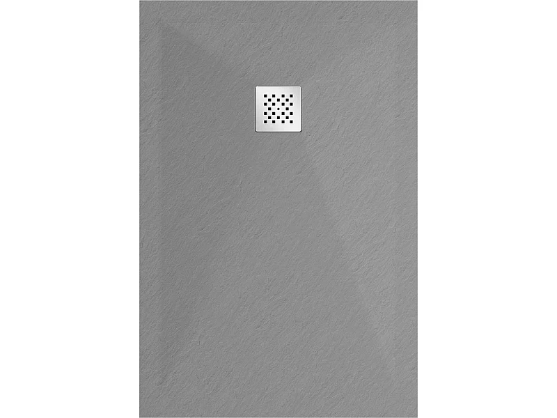 Mexen Stone+ composite rectangular shower tray 140 x 100 cm, grey-concrete - 44611014