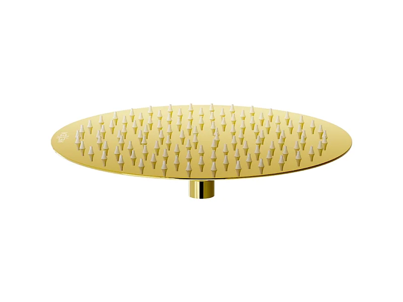 Mexen Slim pomme de douche 25 cm, dorée - 79225-50