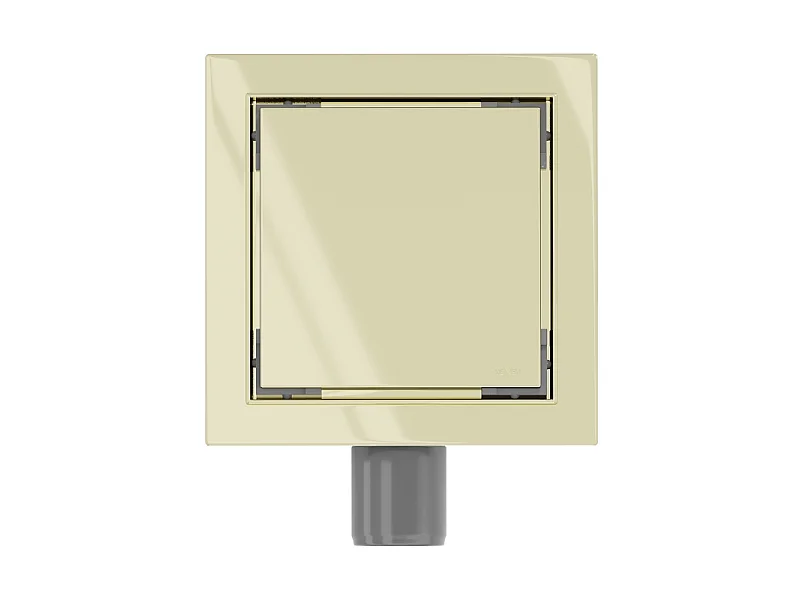 Mexen Flat-Q M13 quadratische Bodenablauf 15 x 15 cm, gold - 1510015