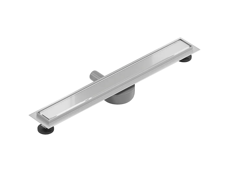 Mexen Flat 360° MGW roterende lijnafvoer 70 cm, wit glas - 1027070-40