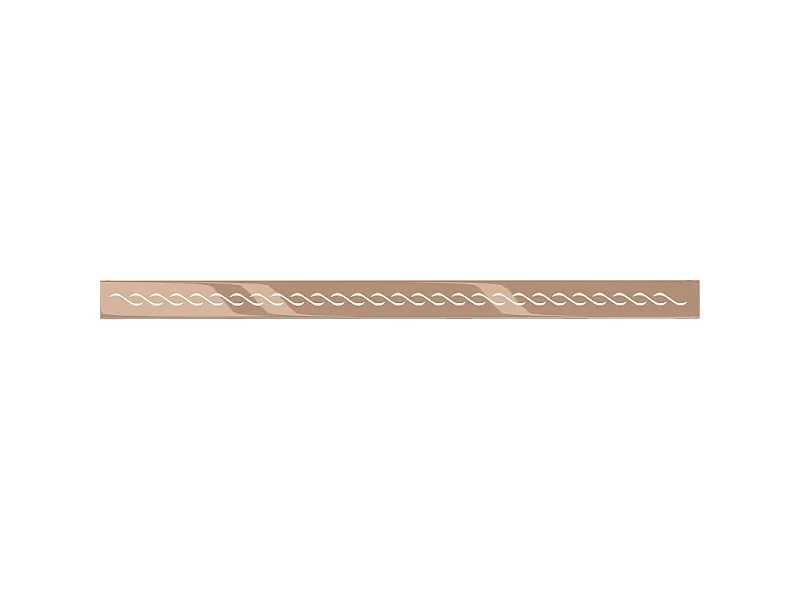 Mexen Flat M18 afdekking voor lijnafvoer 80 cm, roségoud - 1623080
