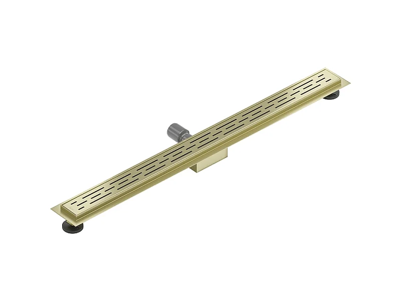 Mexen Flat M01 liniere goot 90 cm, geborsteld goud - 1A20090-15