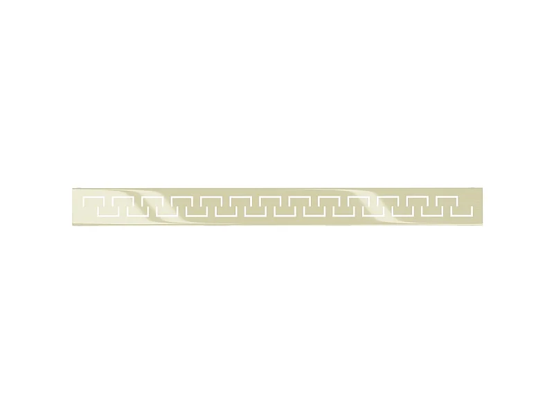 Mexen Flat M15 afdekking voor lijnafvoer 70 cm, goud - 1524070