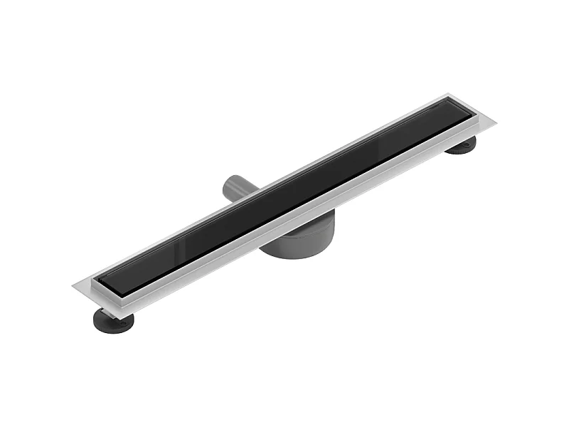 Mexen Flat 360° MGB canalisation linéaire rotative 60 cm, verre noir - 1026060-40