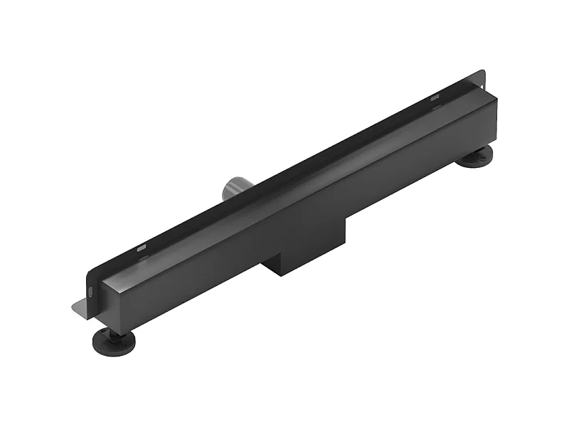 Mexen Flat Wall Linear Wall Drain 2-in-1 70 cm, Black - 1730070