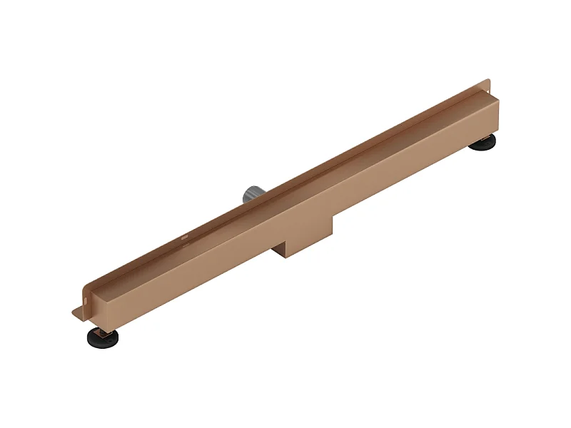Mexen Flat Wall odpływ liniowy ścienny 2w1 90 cm, miedź szczotkowana - 1C30090
