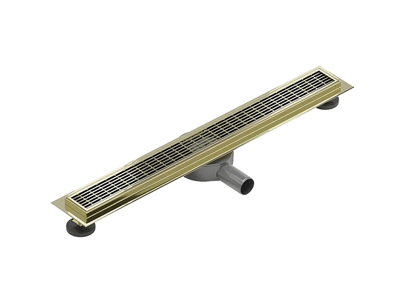Mexen Flat 360° M33 draaibare lijnafvoer 70 cm, goud - 1533070-40