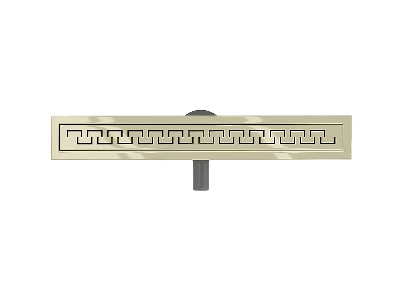 Mexen Flat 360° M15 draaibare douchegoot 50 cm, goud - 1524050-40