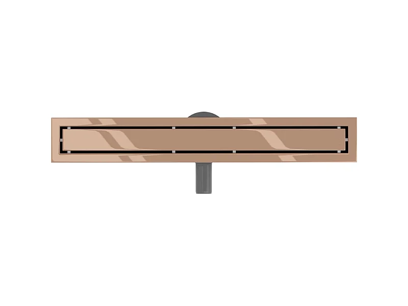 Mexen Flat 360° M13 odpływ liniowy obrotowy 2w1 70 cm, różowe złoto - 1610070-40