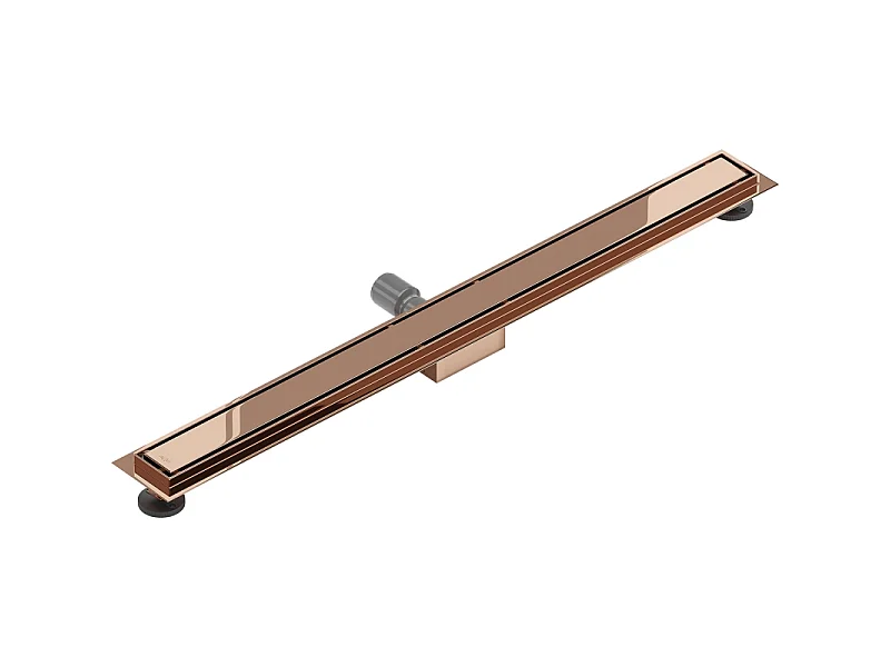Mexen Flat M13 Linear Drain 2in1 90 cm, Rose Gold - 1610090-15