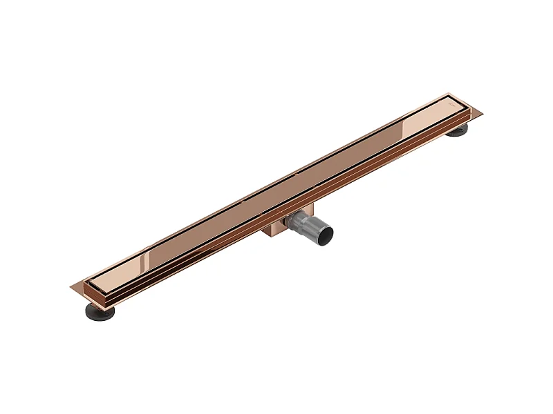 Mexen Flat M13 Linear Drain 2in1 90 cm, Rose Gold - 1610090-15