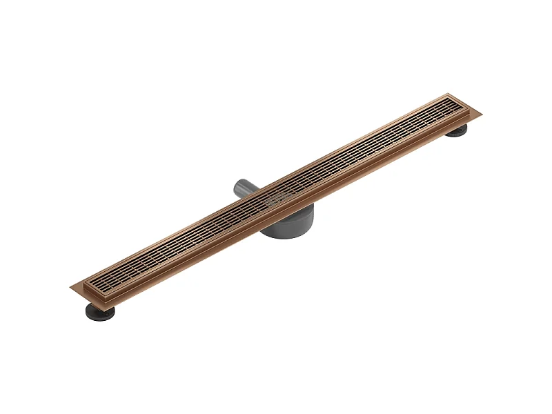 Mexen Flat 360° M33 canalisation linéaire rotative 90 cm, cuivre brossé - 1C33090-40