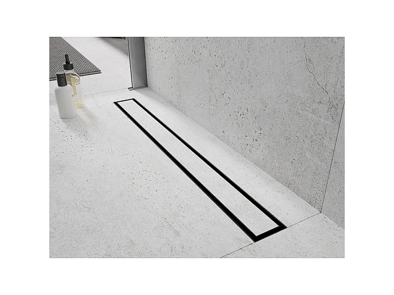 Mexen Flat M13 Linear Drain 2-in-1 50 cm, Gun Gray Brushed - 1E10050-15