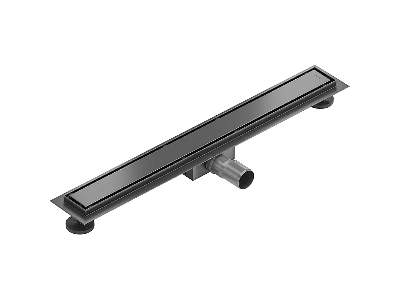 Mexen Flat M13 Linear Drain 2 in 1, 60 cm, Gun Gray Brushed - 1E10060-15