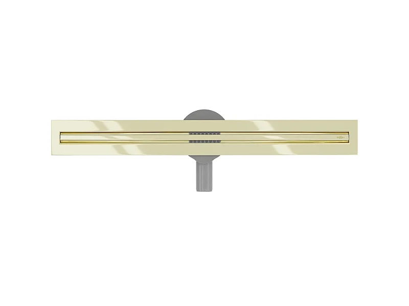 Mexen Flat 360° Slim draaibare lineaire afvoer 60 cm, goud - 1541060