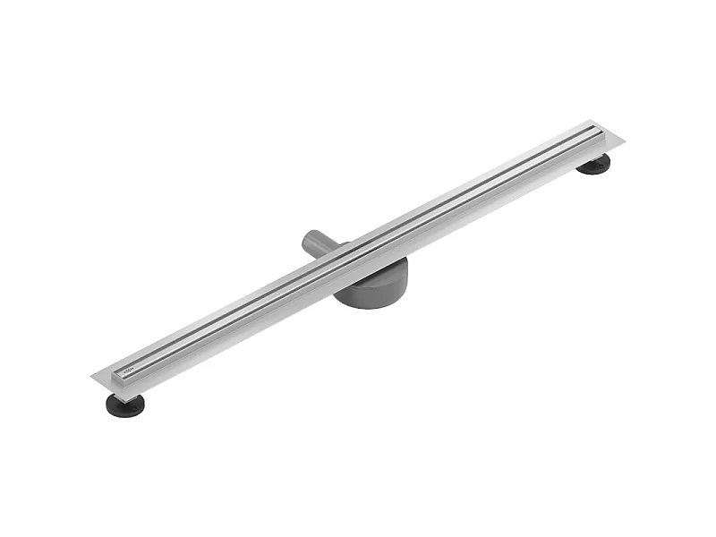 Mexen Flat 360° Slim Lineare Drehablauf 90 cm, Inox - 1041090