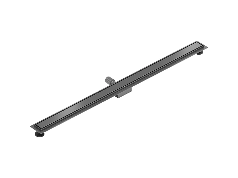 Mexen Flat M13 linear drain 2-in-1 130 cm, gun gray brushed - 1E10130