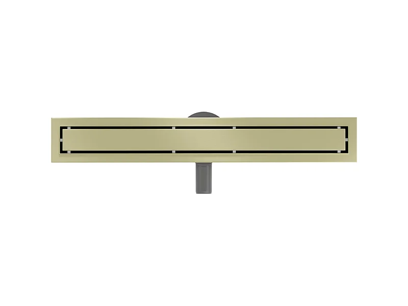 Mexen Flat 360° M13 Rotating Linear Drain 2-in-1 70 cm, Brushed Gold - 1A10070-40