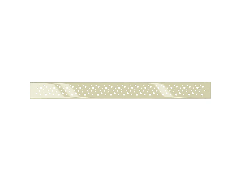 Mexen Flat M12 afdekplaat voor lineaire afvoer 60 cm, goud - 1521060
