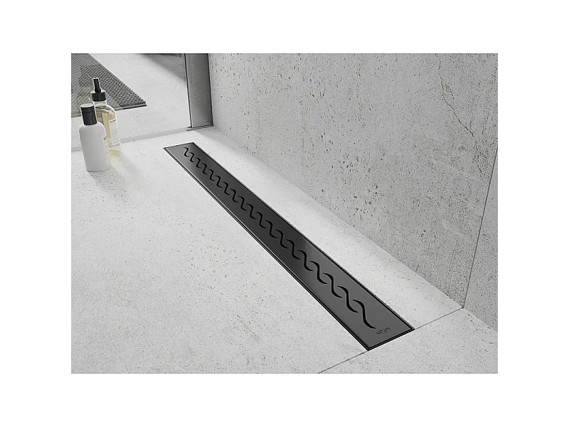 Mexen Flat M18 lineaire afvoer 70 cm, zwart - 1723070-15