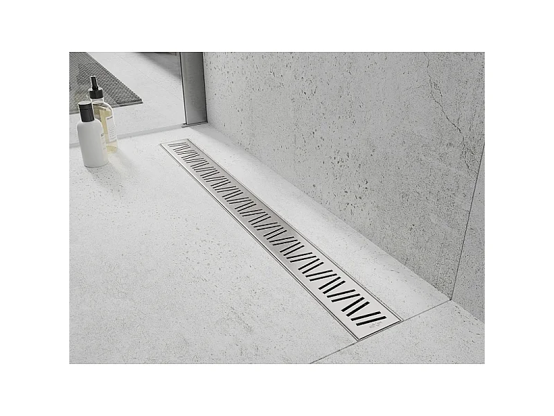 Mexen Flat M22 afdekplint voor lijnafvoer 70 cm, inox - 1029070