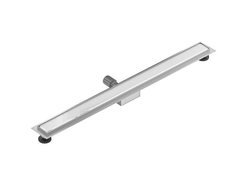 Mexen Flat MGW caniveau linéaire 80 cm, verre blanc - 1027080-15
