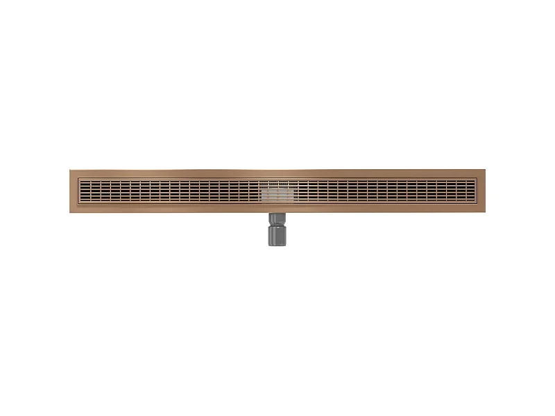 Mexen Flat M33 lineaire afvoer 90 cm, geborsteld koper - 1C33090-15
