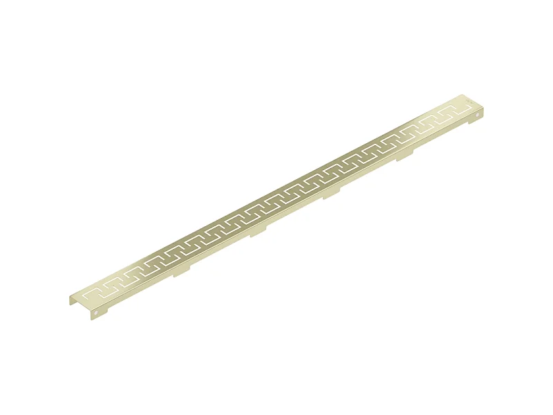 Mexen Flat M15 afdekking voor douchegoot 80 cm, geborsteld goud - 1A24080