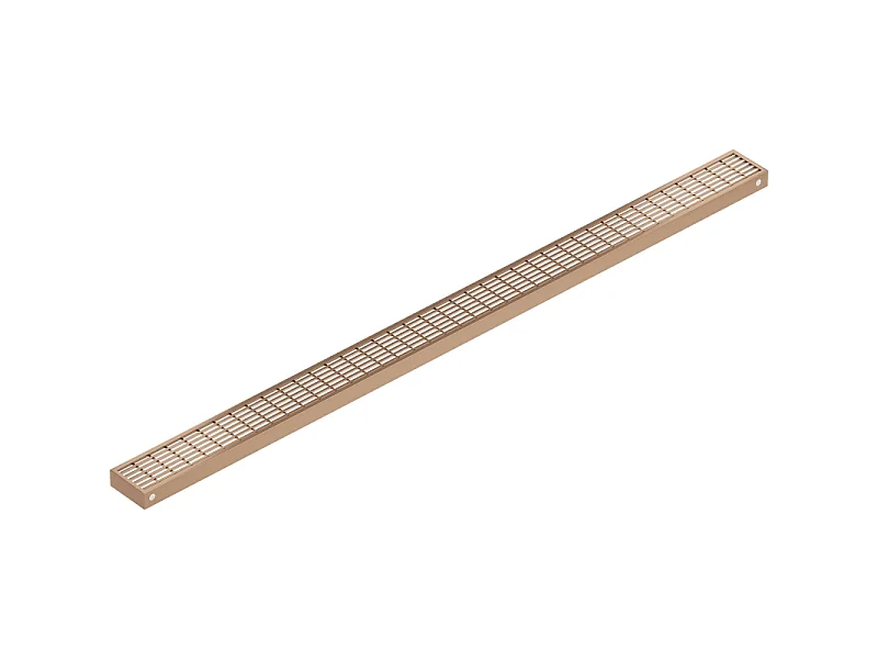 Mexen Flat M33 cover for linear drain 100 cm, brushed copper - 1C33100
