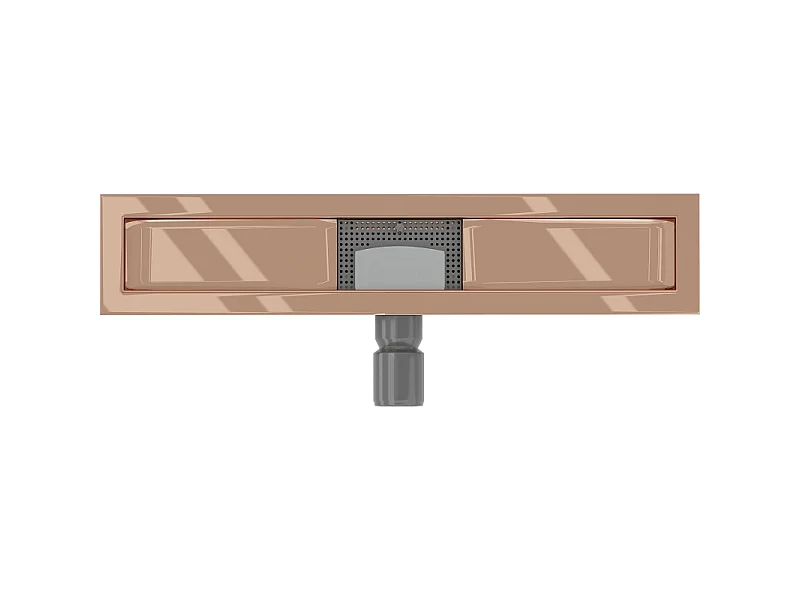 Mexen Flat lichaam voor lineaire afvoer 60 cm, roze goud - 1615060