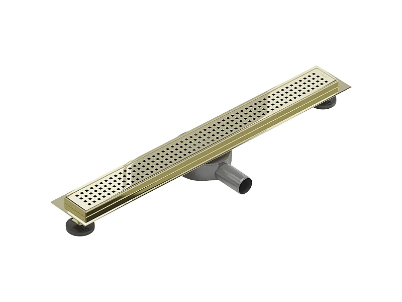 Mexen Flat 360° M08 roterende lijnafvoer 70 cm, goud - 1525070-40