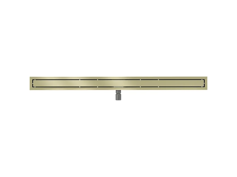 Mexen Flat M13 Linear Drain 2in1 130 cm, Brushed Gold - 1A10130