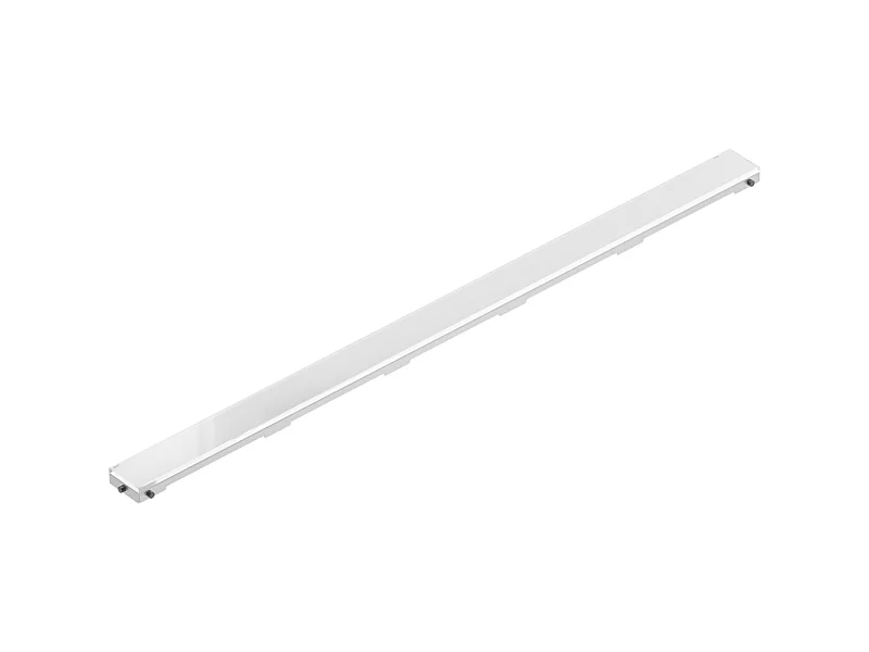 Mexen Flat MGW sierlijst voor lijnafvoer 90 cm, wit glas - 1027090