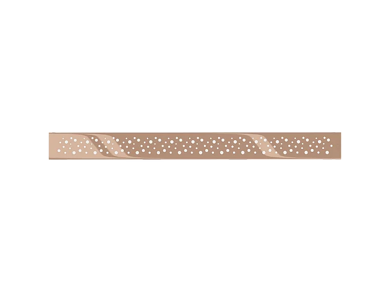 Mexen Flat M12 cache pour drain linéaire 70 cm, or rose - 1621070