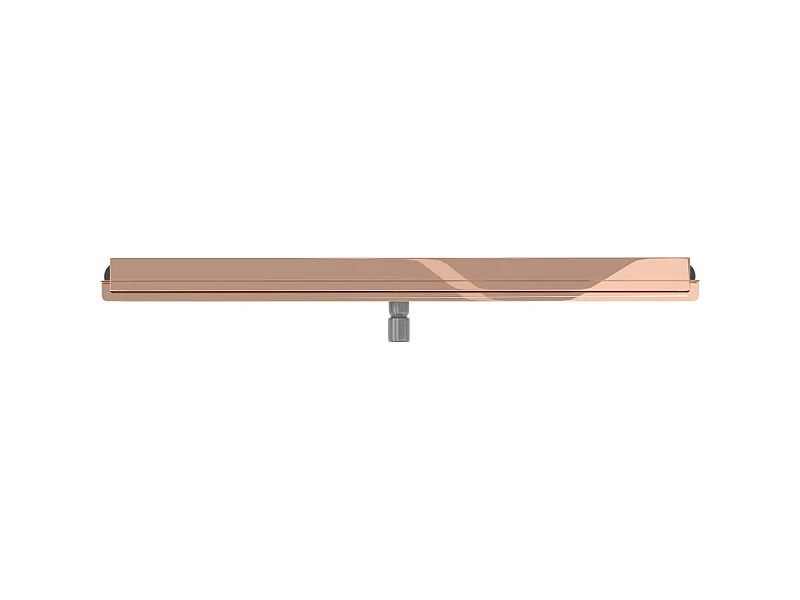 Mexen Flat Wall 2-in-1 Linear Wall Drain 120 cm, Rose Gold - 1630120