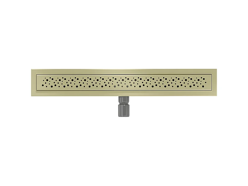 Mexen Flat M12 lijnafvoer 50 cm, goud geborsteld - 1A21050-15