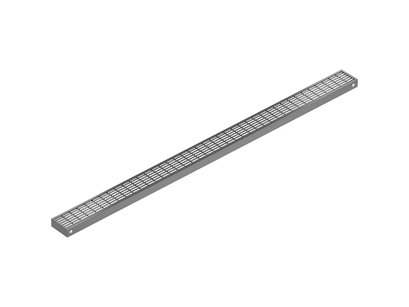Mexen Flat M33 afdekplaat voor lijnafvoer 100 cm, geborsteld gewapend grijs - 1E33100