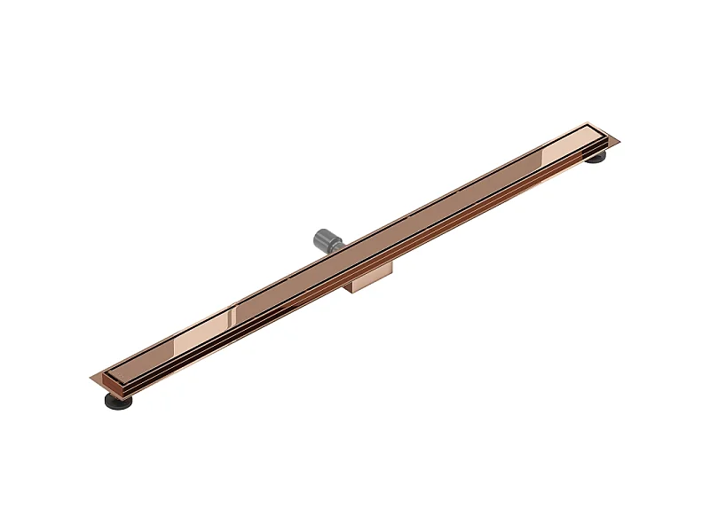 Mexen Flat M13 Linear Drain 2-in-1 160 cm, Rose Gold - 1610160